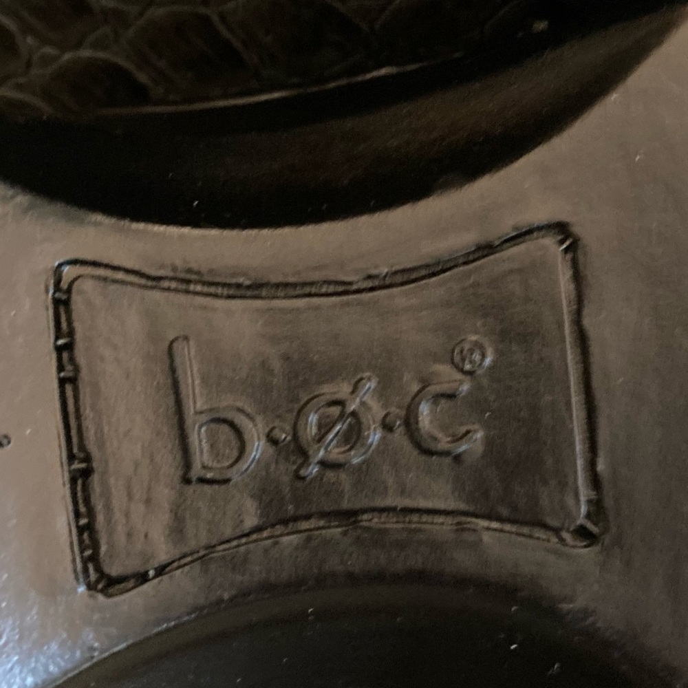 B. O. C. Black Pebbled Clogs - image 2